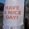 Have a Nice Day Street Sign - PleatedJeans.com