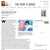 Master of Play - The New Yorker