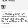 The Absolute Minimum Every Software Developer Absolutely, Positively Must Know About Unicode and Character Sets (No Excuses!)
